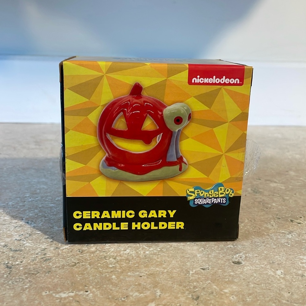 SpongeBob Ceramic Gary Candle Holder